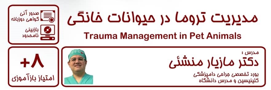 آگهی استخدام مدیریت تروما در حیوانات خانگی در نامشخص از شرکت 